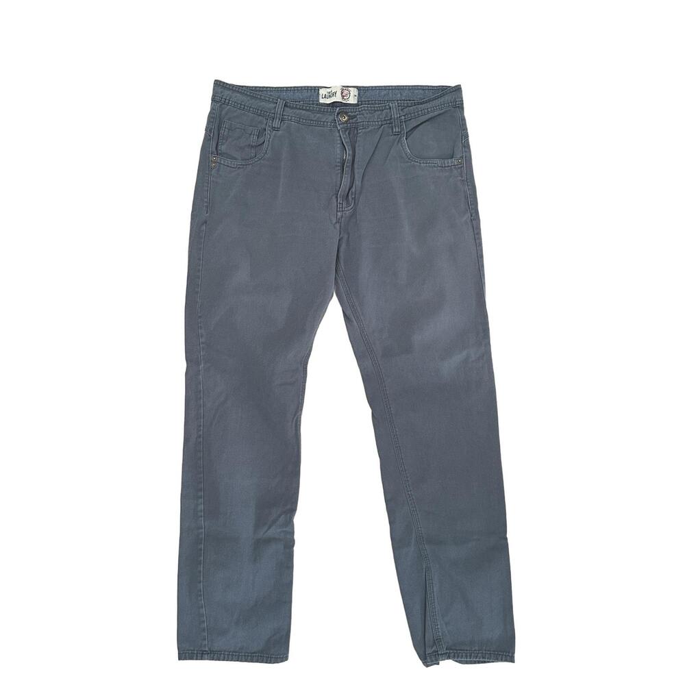 Tokyo Laundry Men's Casual Gray 100% Cotton Pants - Size 36